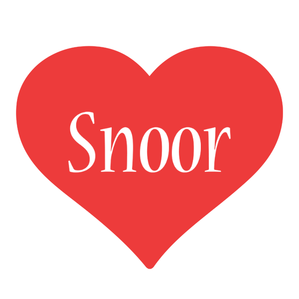 Snoor love logo