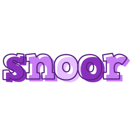 Snoor sensual logo