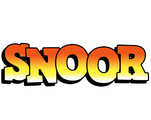 Snoor sunset logo