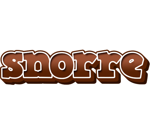 Snorre brownie logo