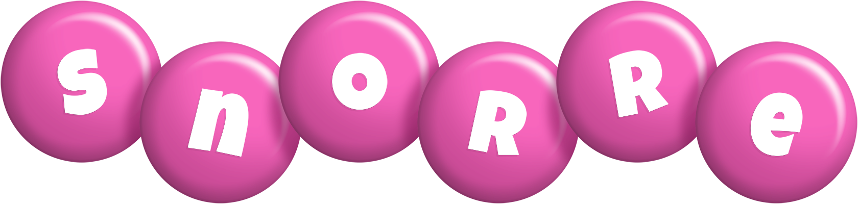 Snorre candy-pink logo