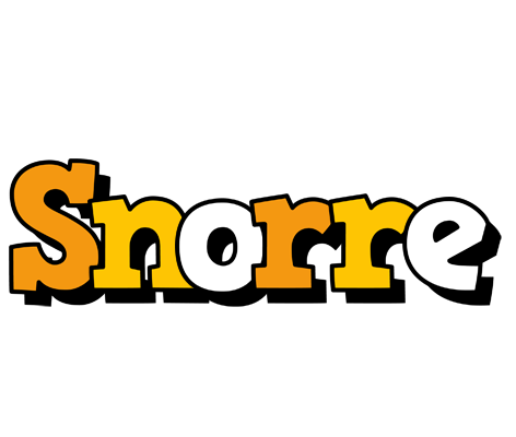 Snorre cartoon logo