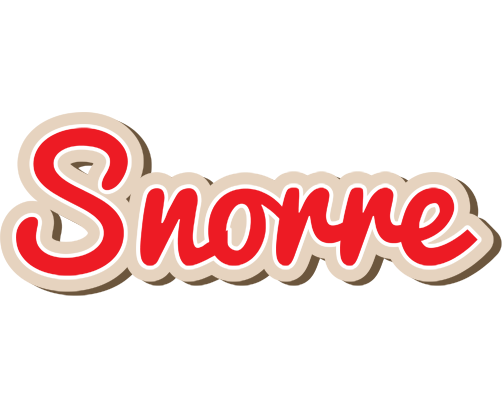 Snorre chocolate logo
