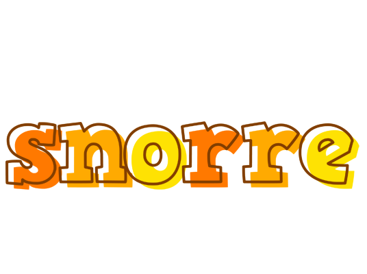 Snorre desert logo