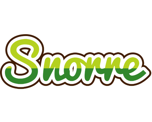 Snorre golfing logo