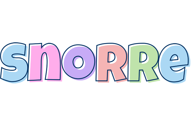 Snorre pastel logo