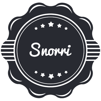 Snorri badge logo
