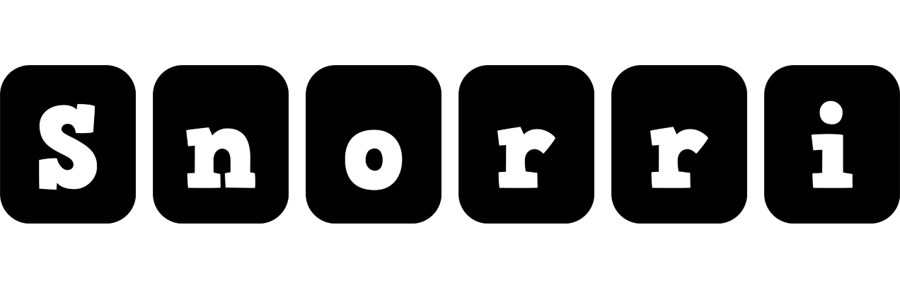 Snorri box logo