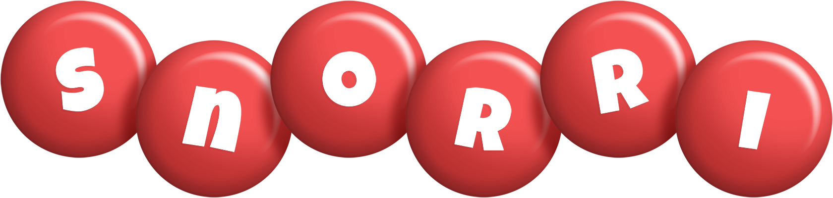 Snorri candy-red logo