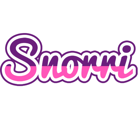 Snorri cheerful logo