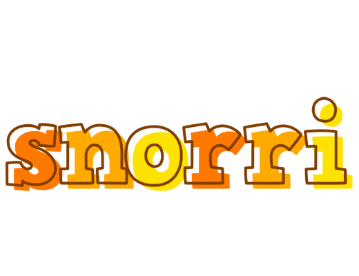 Snorri desert logo