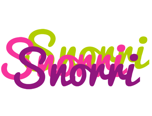 Snorri flowers logo