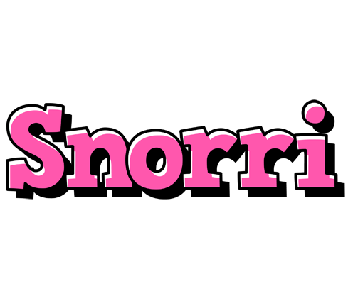 Snorri girlish logo