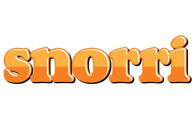 Snorri orange logo