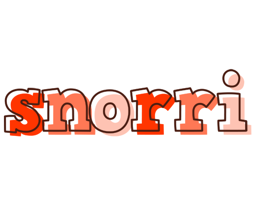 Snorri paint logo