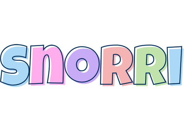 Snorri pastel logo
