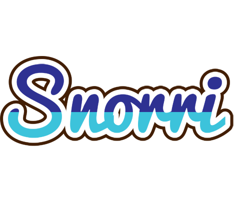 Snorri raining logo