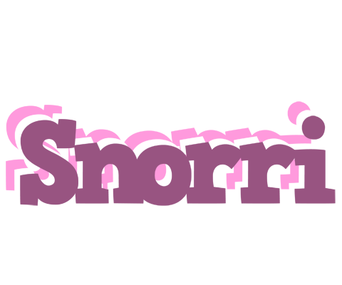 Snorri relaxing logo