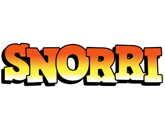 Snorri sunset logo
