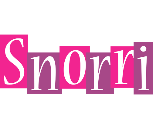 Snorri whine logo
