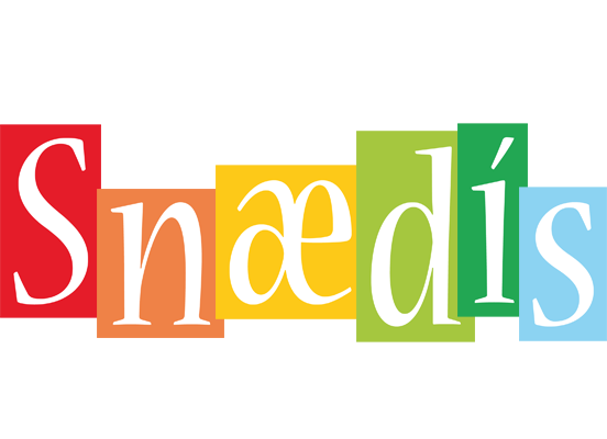 Snædís colors logo