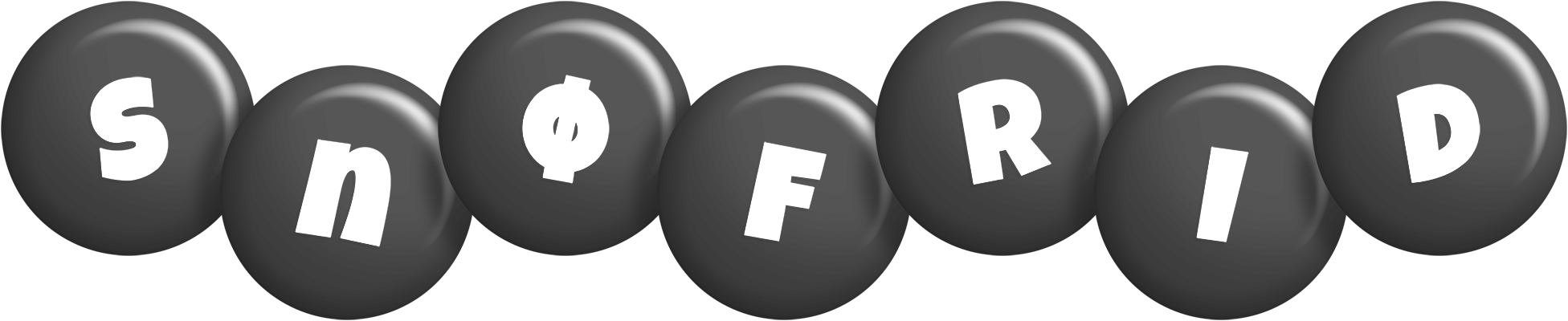Snøfrid candy-black logo
