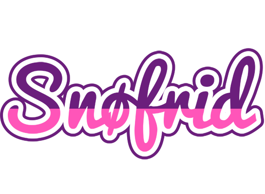 Snøfrid cheerful logo