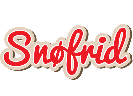 Snøfrid chocolate logo