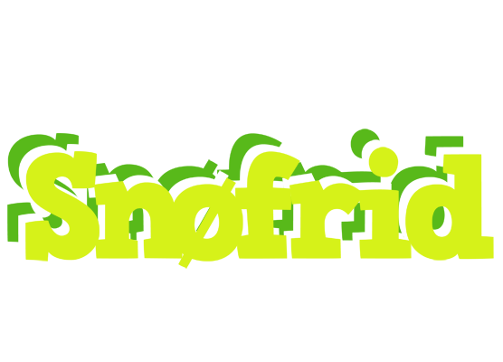 Snøfrid citrus logo