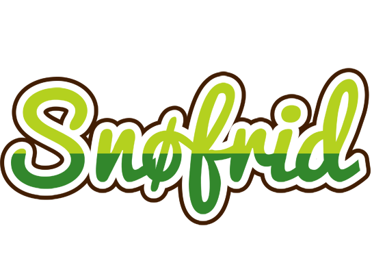Snøfrid golfing logo