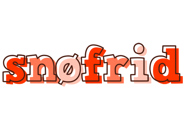 Snøfrid paint logo