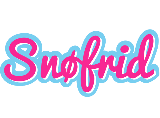 Snøfrid popstar logo