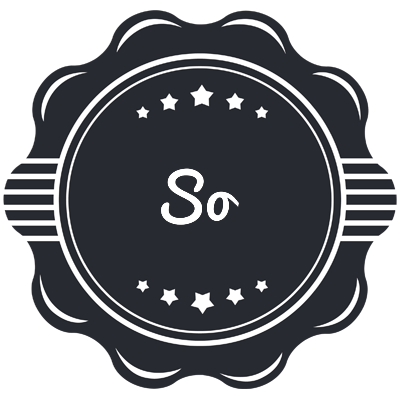 So badge logo