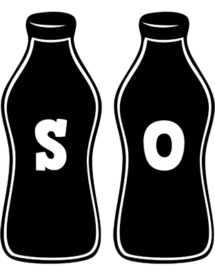So bottle logo