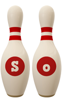So bowling-pin logo