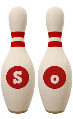 So bowling-pin logo