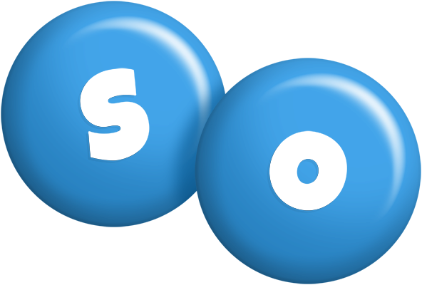 So candy-blue logo