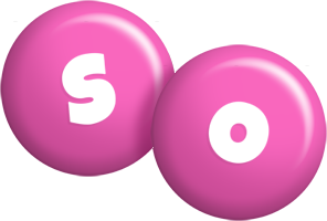 So candy-pink logo