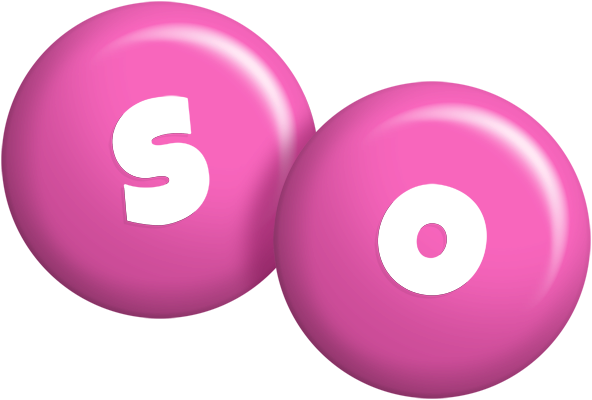 So candy-pink logo