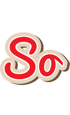 So chocolate logo