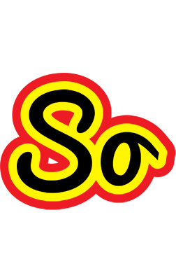 So flaming logo