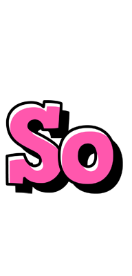 So girlish logo