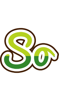 So golfing logo