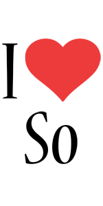 So i-love logo