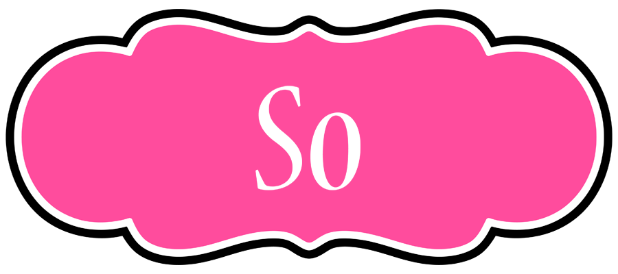 So invitation logo