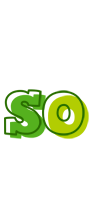 So juice logo