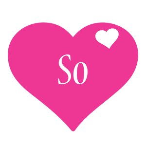 So love-heart logo