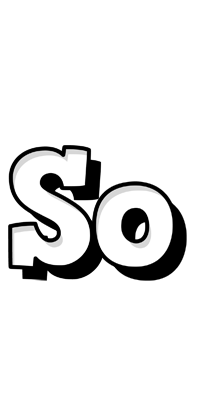 So snowing logo