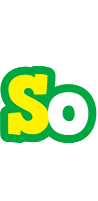 So soccer logo