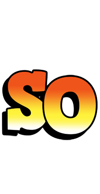 So sunset logo